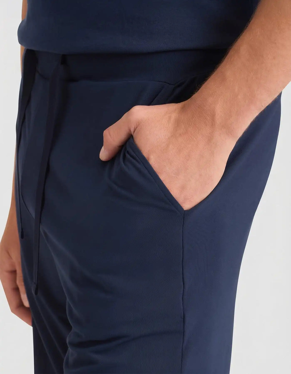 Men's Bamboo Stretch-Knit Short Sleeve Pajama Set