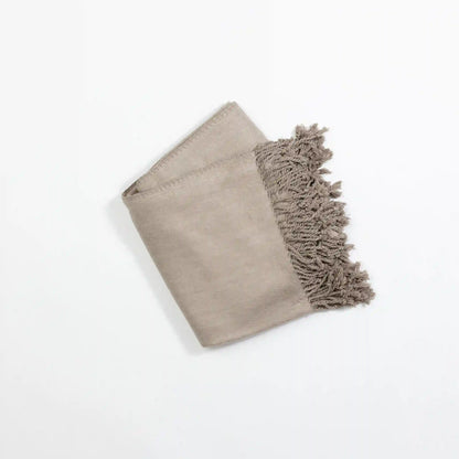 Bamboo Tassel Throw