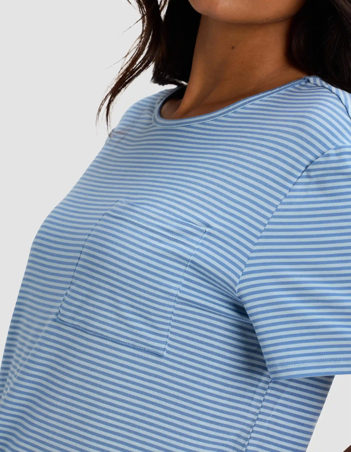 Women's Bamboo Stretch-Knit Lounge Tee & Shorts Set