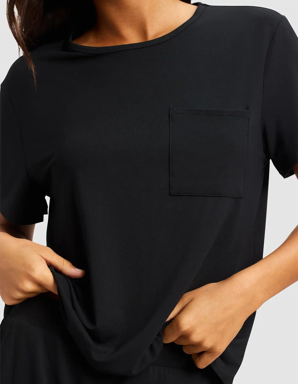 Women's Bamboo Stretch-Knit Lounge Tee - Last Chance
