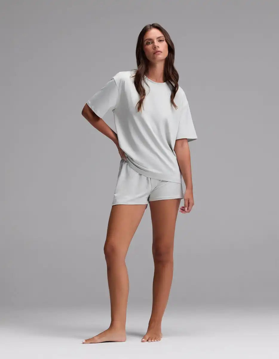 Women's First Layer Pajama Short Sleeve Tee & Boxer Short Set