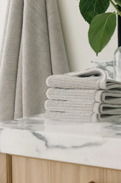 Ribbed Terry Washcloths - Last Chance