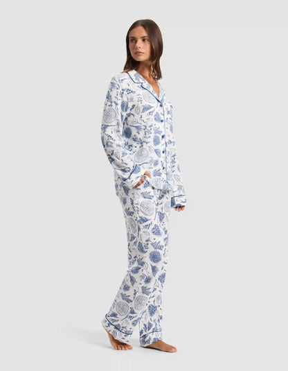 Women's Bamboo Stretch-Knit Long Sleeve Pajama Set - Last Chance