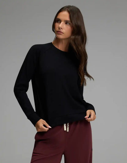 Women's Brushed Bamboo Pullover Crew
