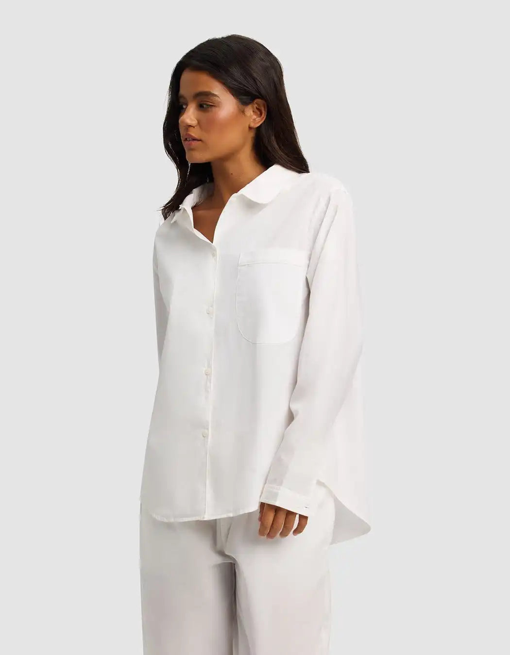 Women's Sutton Long Sleeve Cropped Pajama Set - Last Chance