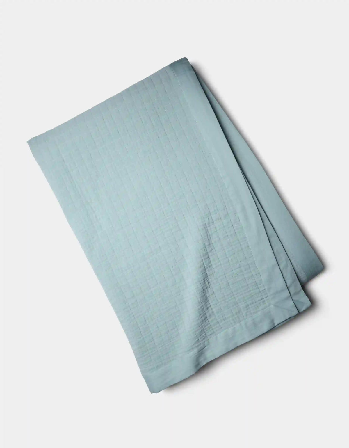 Waterfront Grid Matelasse Blanket
