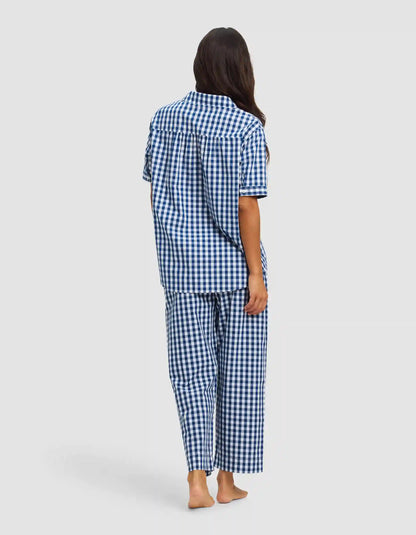 Women's Sutton Short Sleeve & Cropped Pajama Pant Set