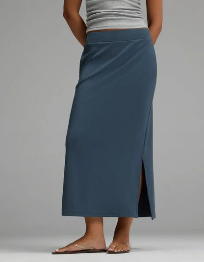 Women's Brushed Bamboo Midi Skirt