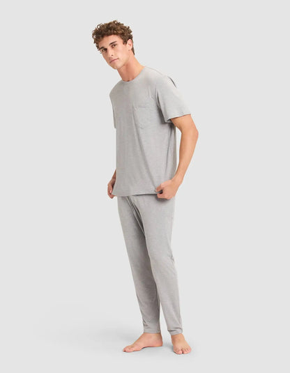 Men's Bamboo Stretch-Knit Short Sleeve Pajama Tee
