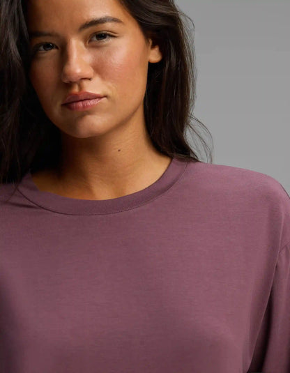 Women's First Layer Long Sleeve Sleep Tee & Boxer Short Set