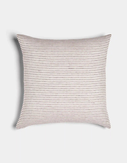 Striped Linen Throw Pillow