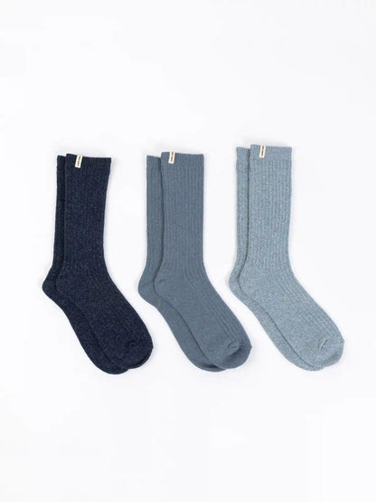 Men's Plush Lounge Calf Sock 3-Pack
