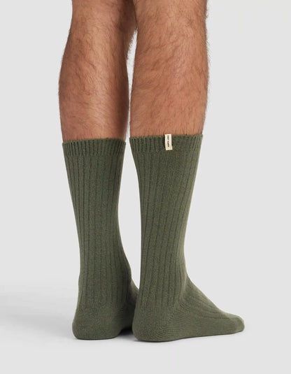 Men's Plush Lounge Calf Sock
