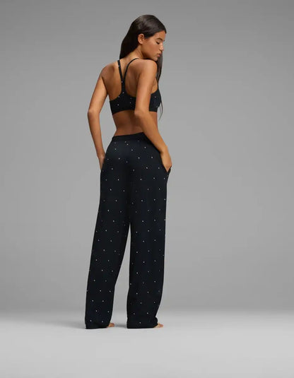 Women's First Layer Pajama Soft Bra & Pajama Pant Set