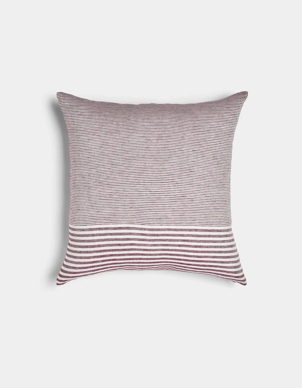 Striped Linen Throw Pillow