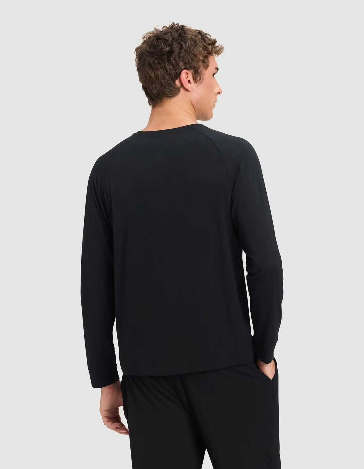 Men's Bamboo Stretch-Knit Long Sleeve Pajama Top