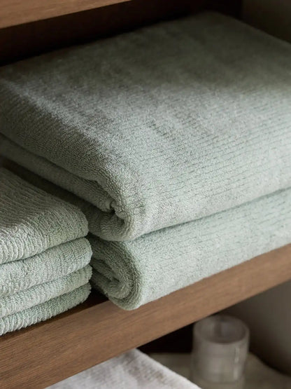 Ribbed Terry Bath Towels - Last Chance