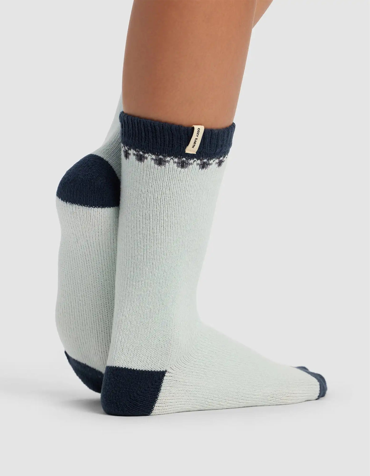 Mistletoe Plush Lounge Calf Sock