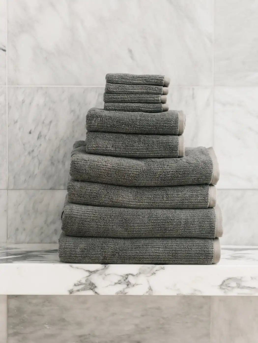 Complete Ribbed Terry Bath Bundle