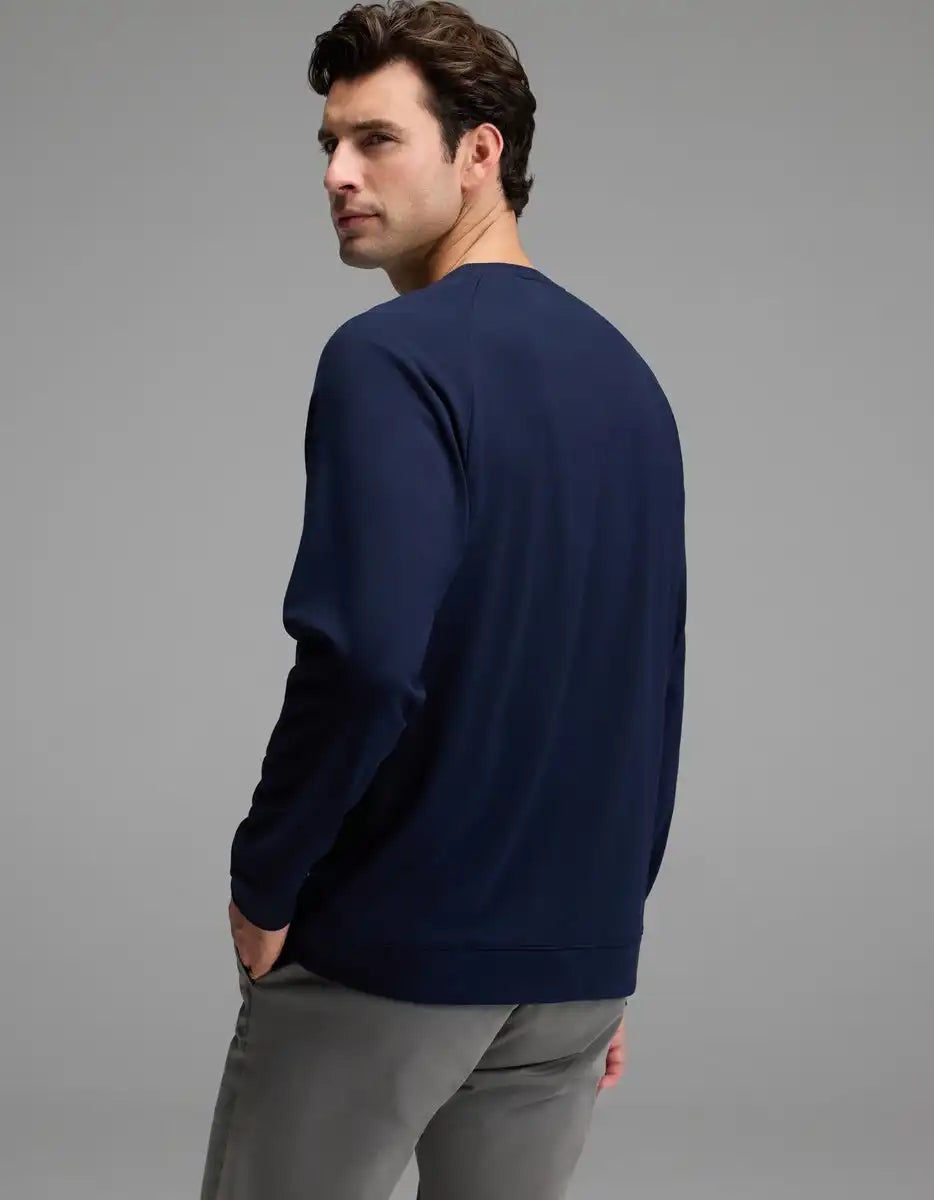 Men's Brushed Bamboo Pullover Crew