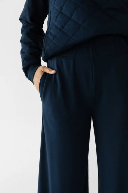 Women's Brushed Bamboo Wide Leg Pull On Pant TALL - Last Chance