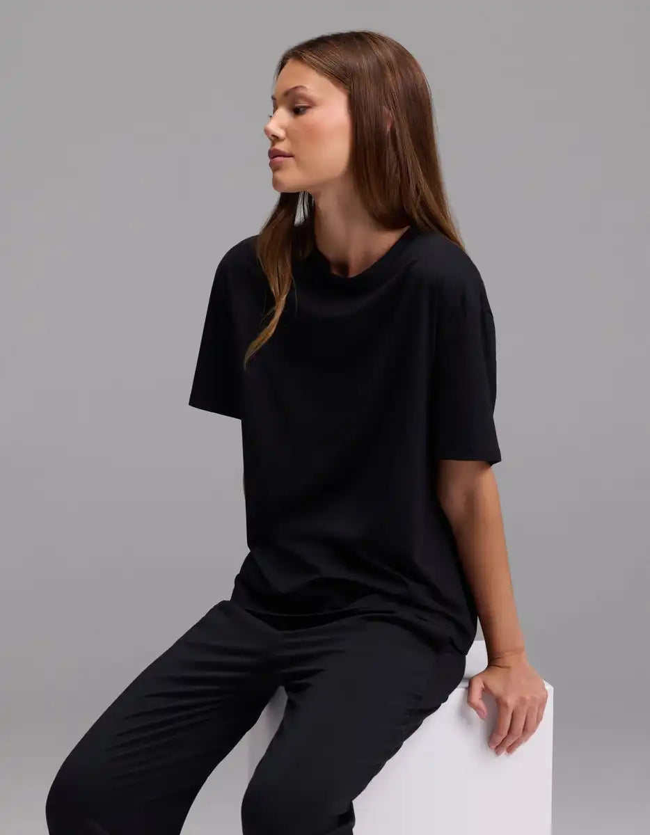 Women's First Layer Pajama Short Sleeve Tee & Pajama Pant Set