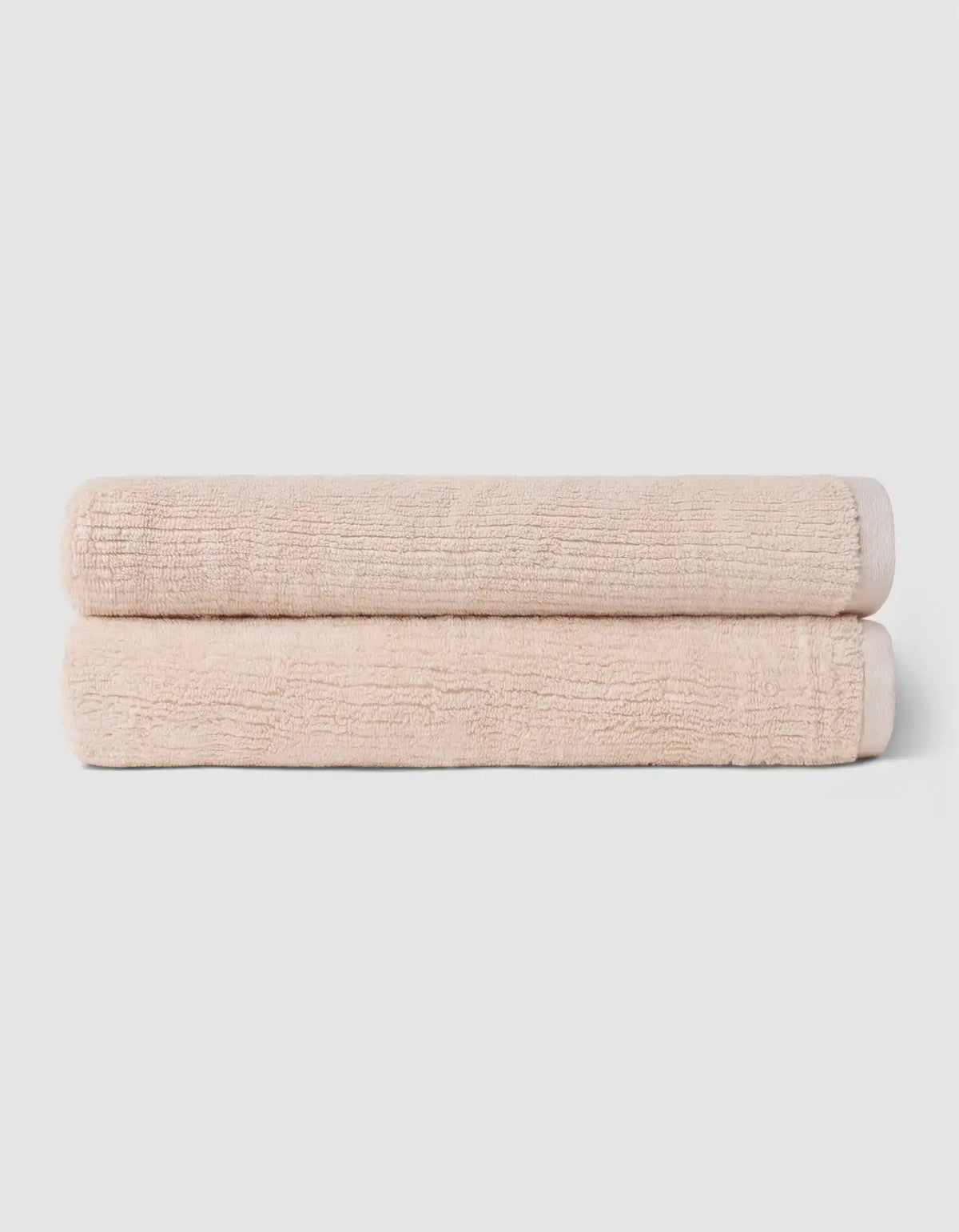 Ribbed Terry Bath Towel Set