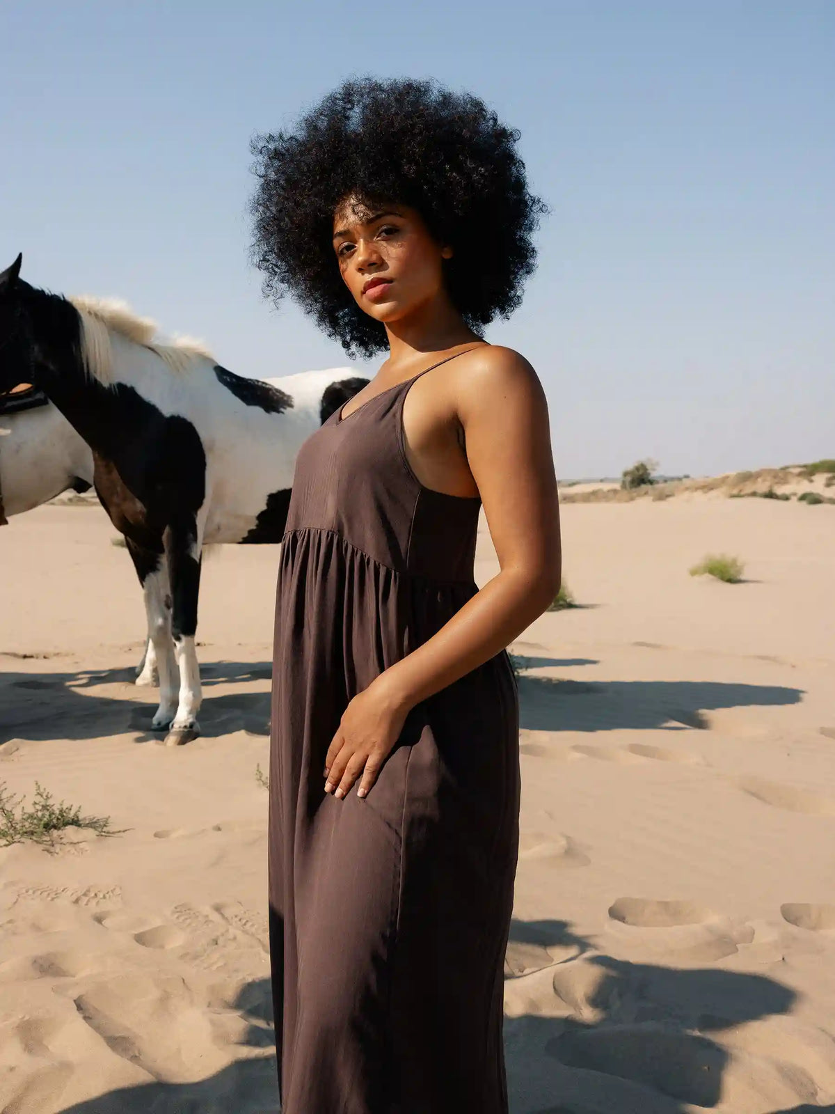 Women's Sunset Gathered Dress