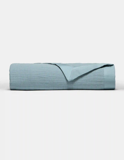 Waterfront Grid Matelasse Blanket
