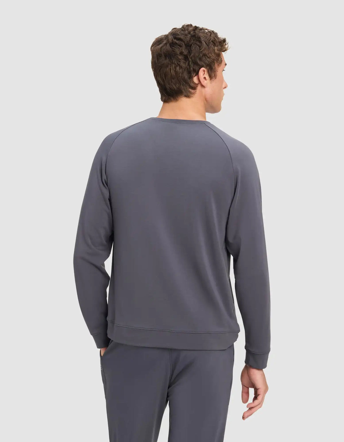 Men's Brushed Bamboo Pullover Crew - Last Chance