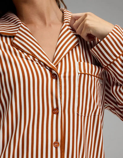 Women's Bamboo Stretch-Knit Long Sleeve Pajama Top