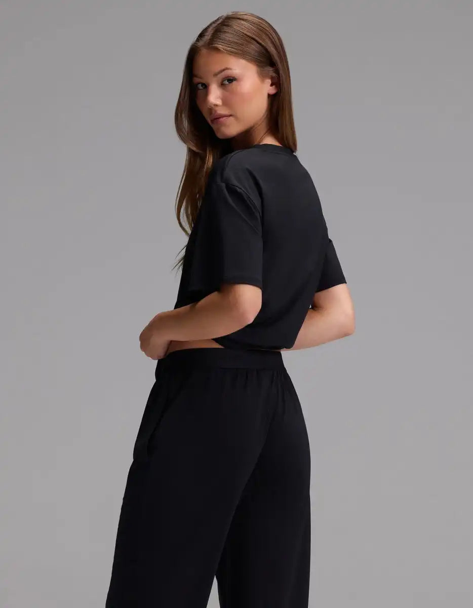Women's First Layer Pajama Short Sleeve Tee & Pajama Pant Set