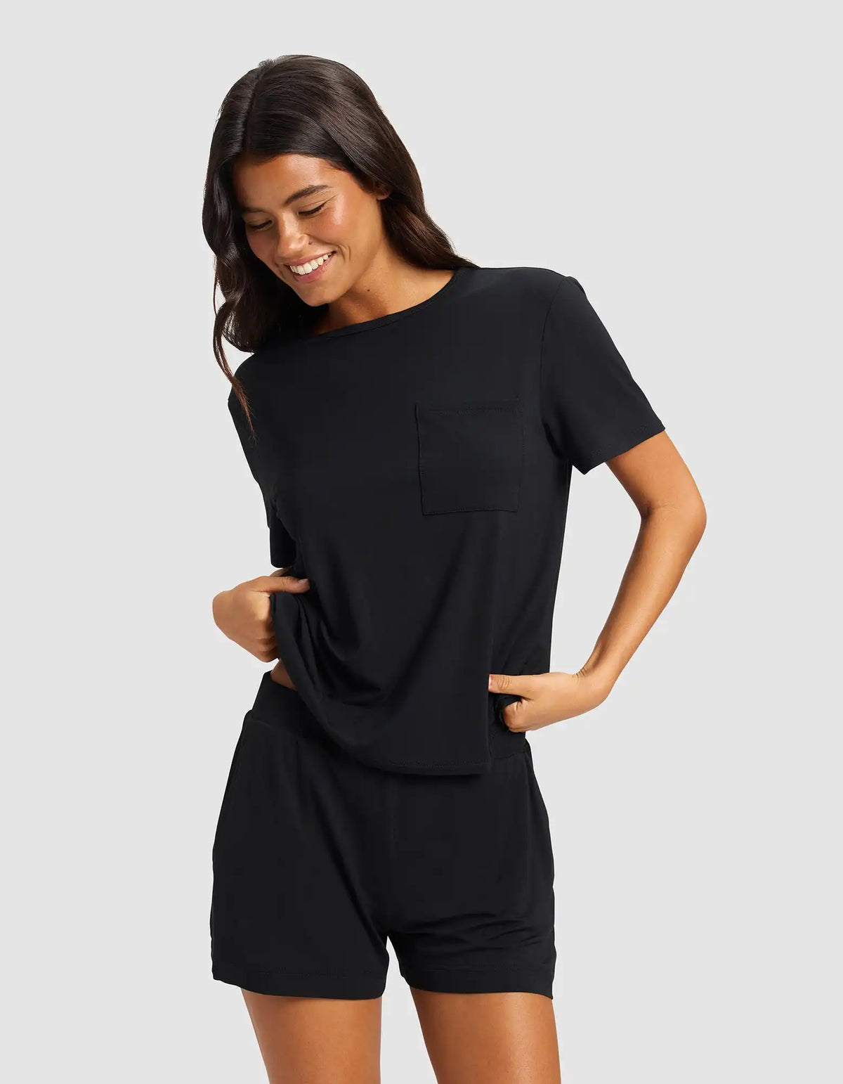 Women's Bamboo Stretch-Knit Lounge Tee - Last Chance
