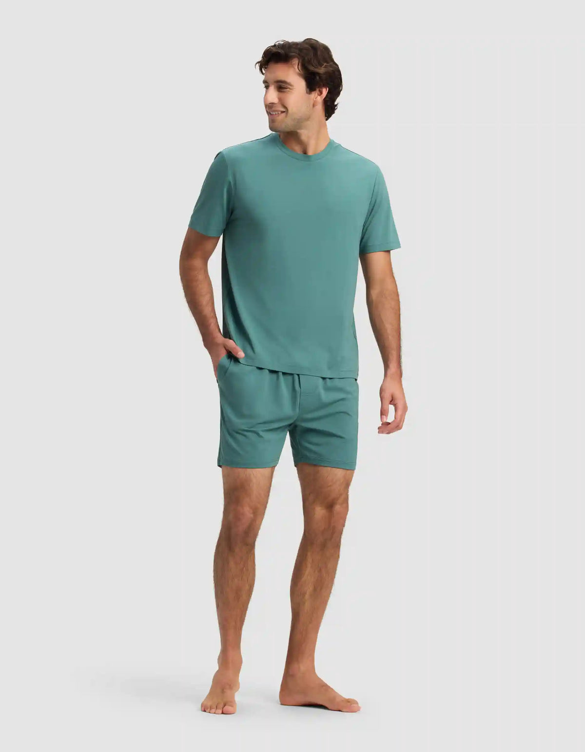 Men's First Layer Pajama Short Sleeve Tee & Short Set