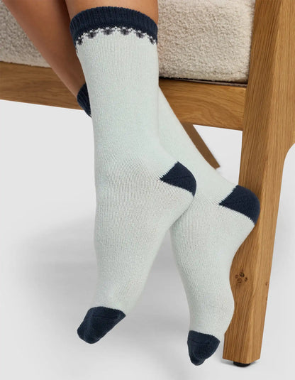 Mistletoe Plush Lounge Calf Sock