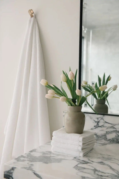 Ribbed Terry Washcloths