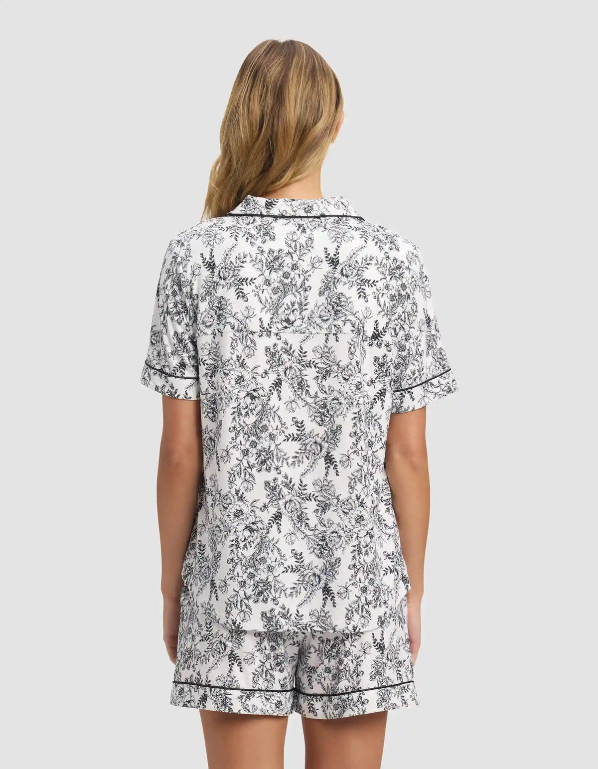 Women's Bamboo Stretch-Knit Short Sleeve Pajama Top - Last Chance