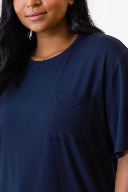 Women's Bamboo Stretch-Knit Lounge Tee - Last Chance