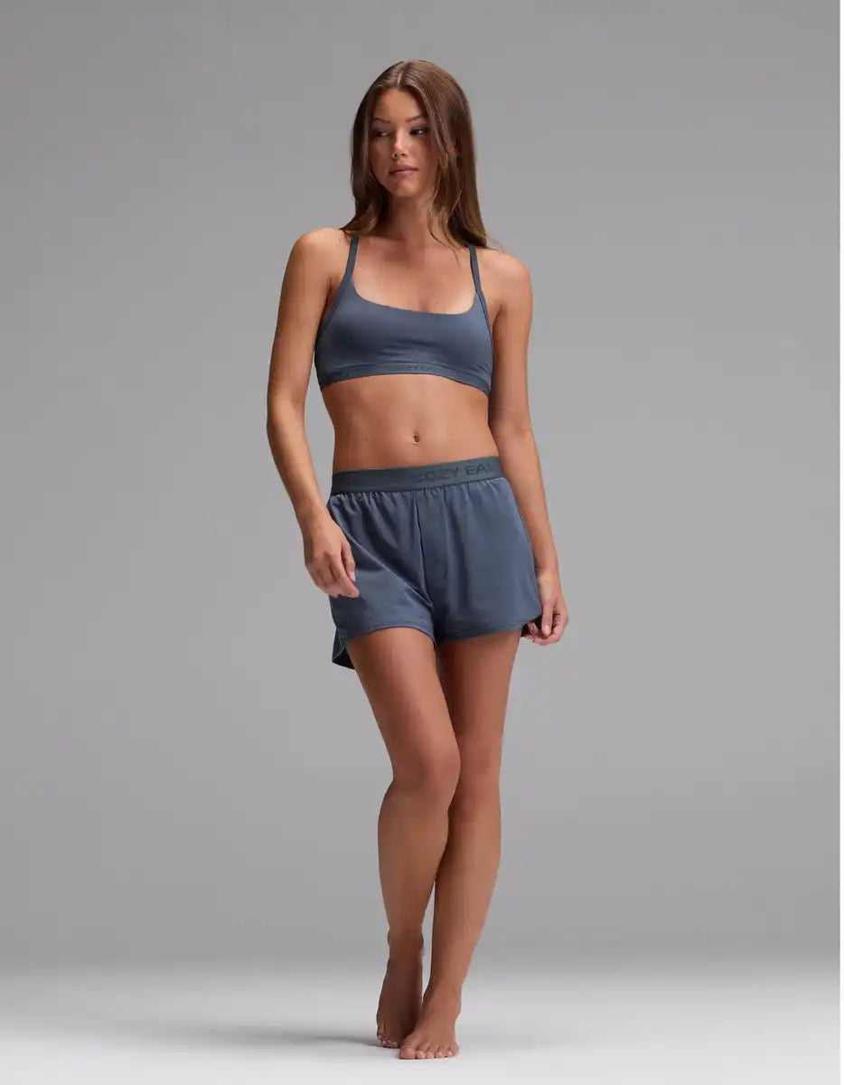 Women's First Layer Pajama Soft Bra & Boxer Short Set