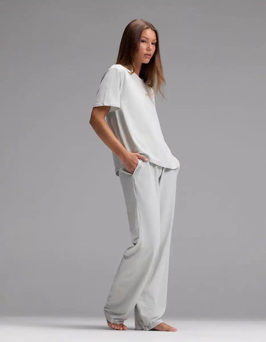 Women's First Layer Pajama Short Sleeve Tee & Pajama Pant Set