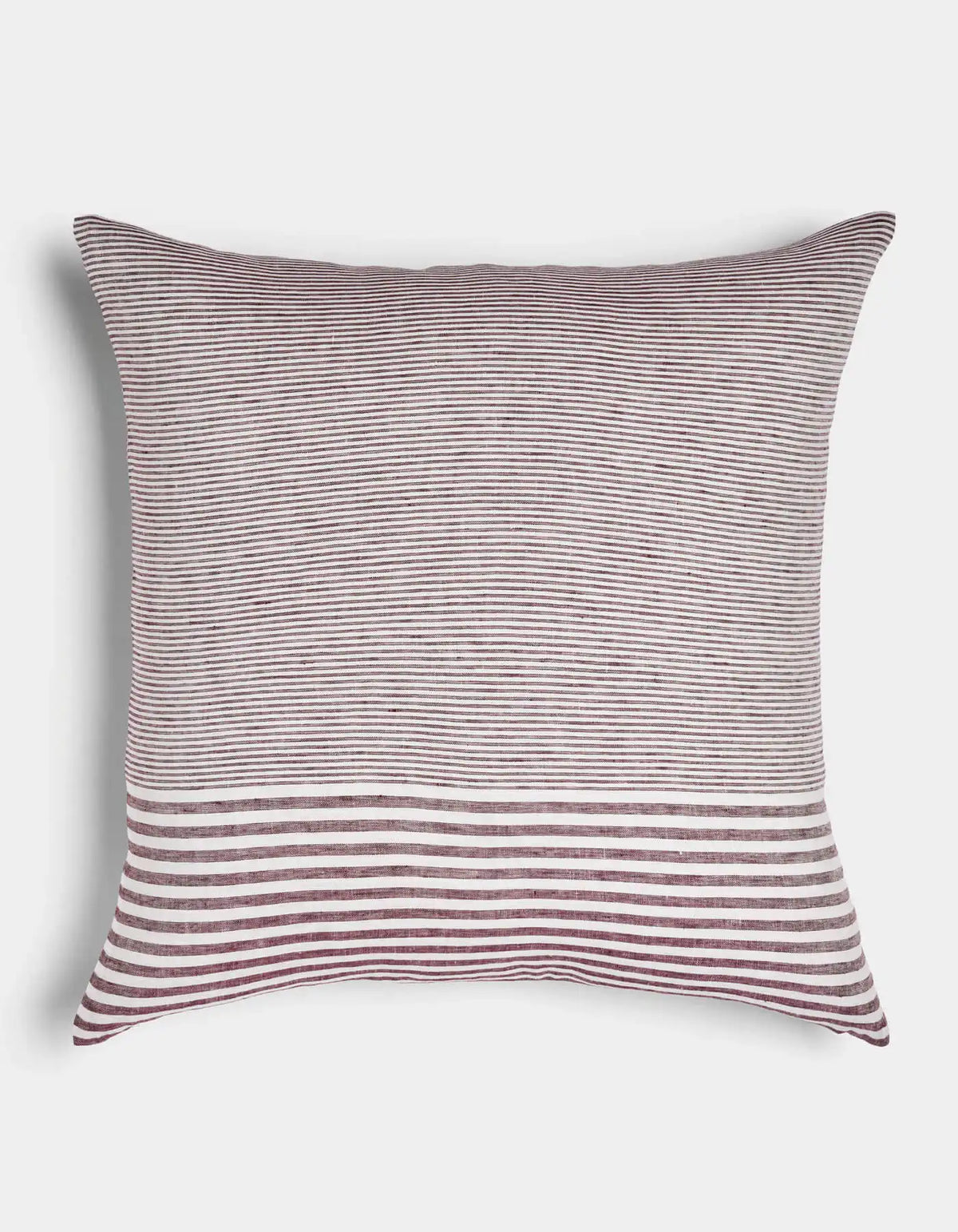 Striped Linen Throw Pillow