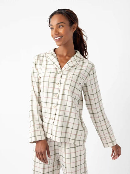 Women's Farmhouse Long Sleeve Pajama Top - Last Chance