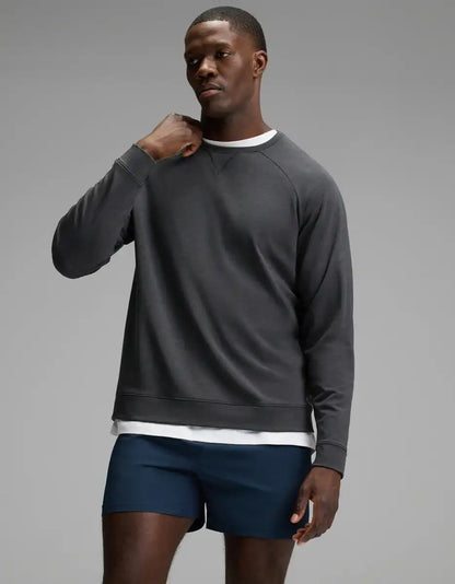 Men's Brushed Bamboo Pullover Crew