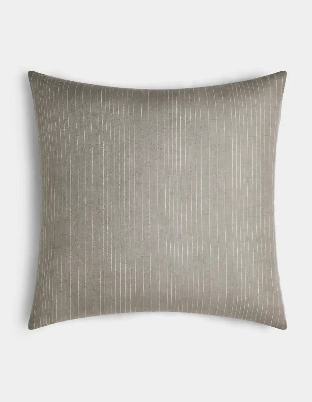 Striped Linen Throw Pillow