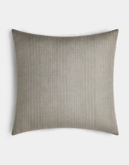 Striped Linen Throw Pillow