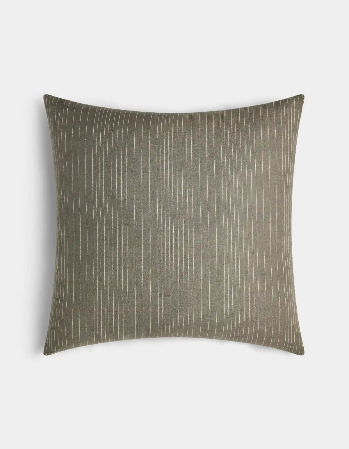 Striped Linen Throw Pillow