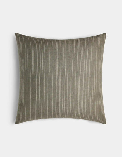 Striped Linen Throw Pillow