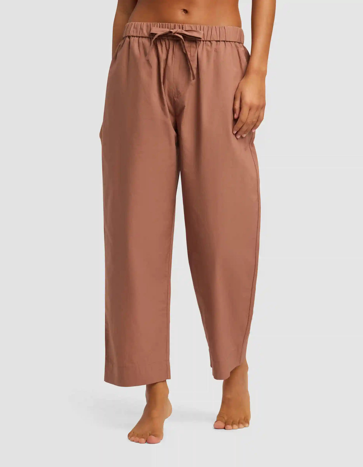 Women's Sutton Short Sleeve & Cropped Pajama Pant Set - Last Chance