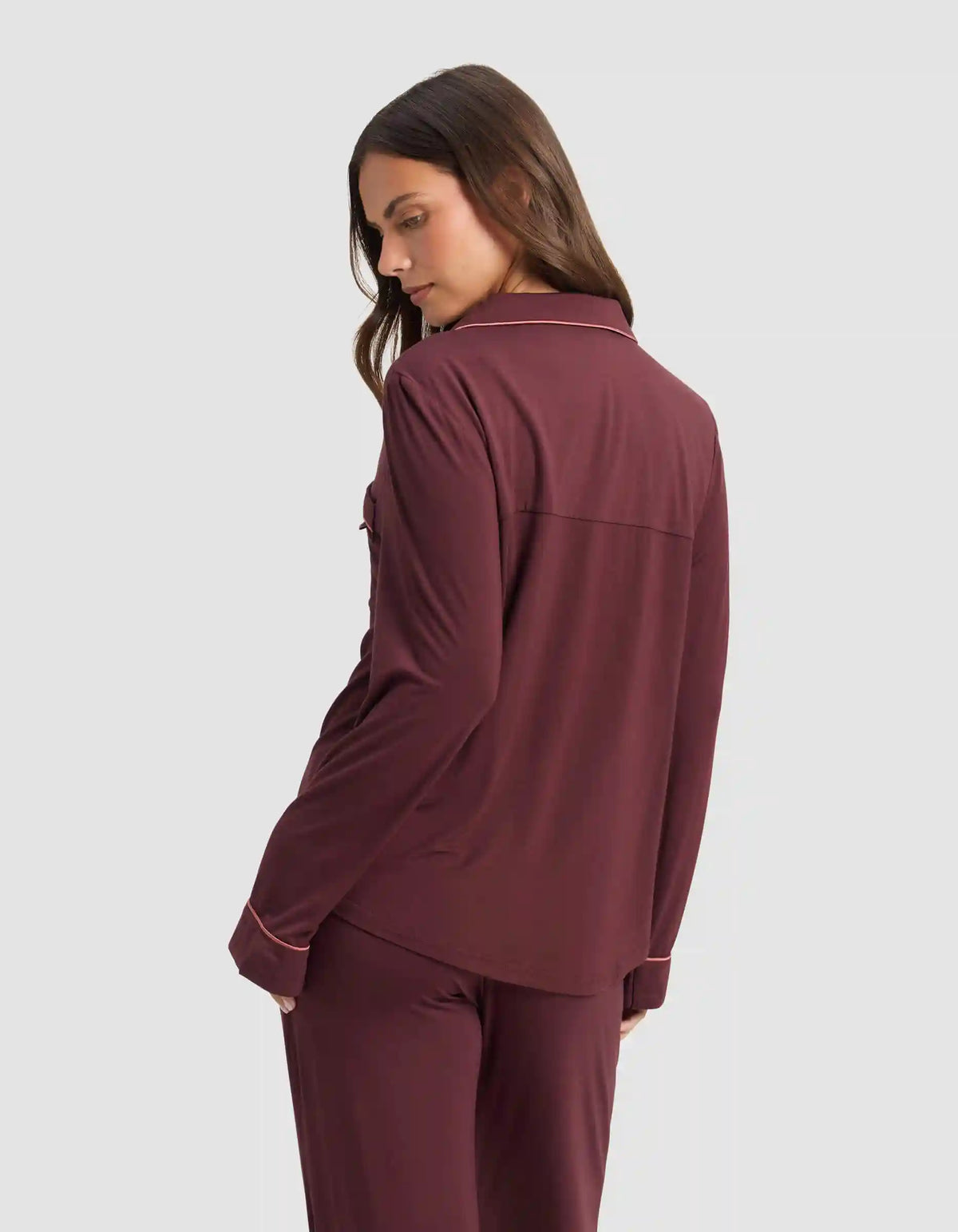Women's Bamboo Stretch-Knit Long Sleeve Pajama Top