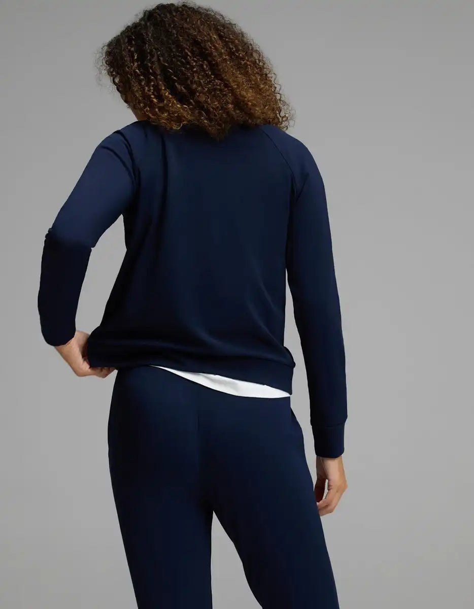 Women's Brushed Bamboo Mock Neck & Jogger Set